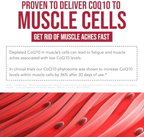 SoActive CoQ10® 250 mg: CoQ10 Phytosome con hasta 9X mayor absorción - Entrega celular comprobada - Apoya la producción de energía celular (60 - imagen 8