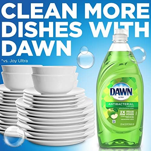 Jabón Antibacterial para Manos Dawn Ultra Aroma Flor de Manzana, Líquido para Lavado de Trastes (2) Botellas de 28 Onzas - imagen 5