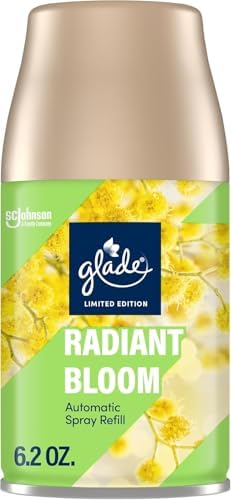Recarga de Spray Automático Glade, Aroma Radiant Bloom, Ambientador para Hogar y Baño, 6.2 Oz, Paquete de 6 - imagen 7