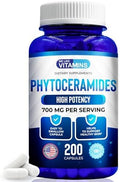 Phytoceramidas We Like Vitamins 700mg - 200 Cápsulas Naturales Sin Trigo - Suplemento de Ceramidas para la Piel - Hidratación y Rejuvenecimiento para - imagen 1