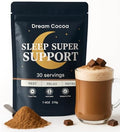 Cacao Caliente de Magnesio – Bebida Natural para Dormir sin Melatonina con Hongo Reishi, L-Teanina y Zinc Glicinato – 30 Porciones para Relajación y - imagen 1