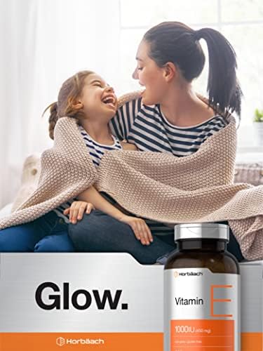 Cápsulas de Gel Suave Horbäach Vitamina E 1000 IU | 200 Unidades | Sin OGM, Sin Gluten, Sin Conservadores | Aceite de Vitamina E - imagen 6