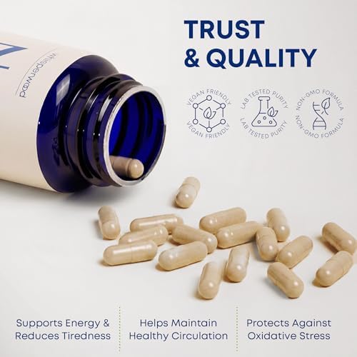 Suplemento de NAD+ con Nicotinamida Ribósido, Trans Resveratrol y Quercetina – Complejo NAD Plus para Energía, Cerebro y Soporte Mitocondrial – - imagen 6