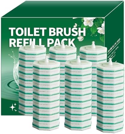 Cabezas de Cepillo de Baño 60 Piezas, Recargas para Varita de Baño Clorox, Diseño Práctico a Presión, Ideal para Uso en Casa y Comercial. - imagen 1