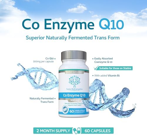 Coenzima Q10 CoQ10 300mg 60 Cápsulas - Fórmula Superior Naturalmente Fermentada - imagen 3