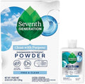 Detergente en Polvo para Lavavajillas Seventh Generation + Enjuague, Libre de Fragancias, Biodegradable y a Base de Plantas, Seguro para Fosas - imagen 1
