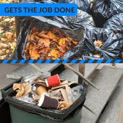Bolsas de Basura Reli de 50 Galones (50 Piezas) | Negras | Con Cierres de Torniquete | Extra Resistentes, Impermeables y de Uso Rudo | Ideales para - imagen 6