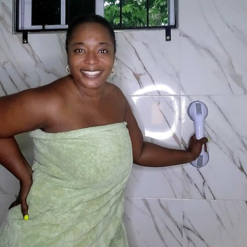Barras de Agarre para Bañeras y Duchas, Juego de 2 Manijas de 12 Pulgadas para Asistencia a Personas Mayores, Succión Removible, Seguridad en Baño - imagen 4