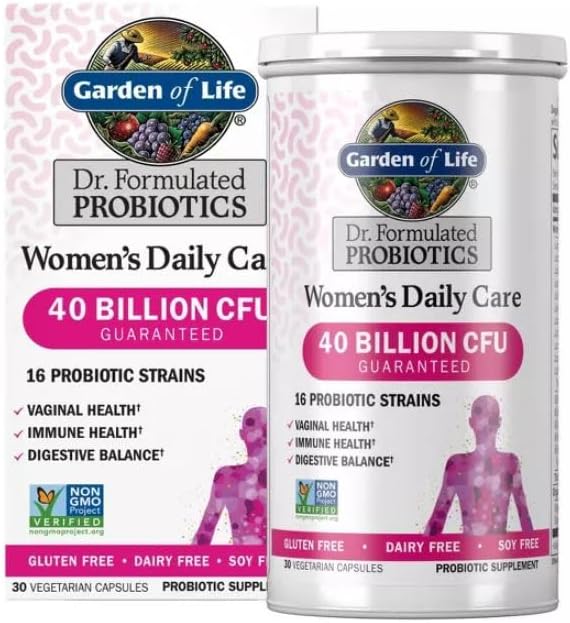 Garden of Life Dr. Formulated Probioticos Diarios para Mujeres, Vitaminas para Salud Digestiva e Inmunidad, 30 Cápsulas - imagen 2