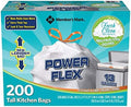 Bolsas de Basura con Cuerda Member's Mark Power Flex para Cocina Alta (13 Galones, 2 Rollos de 100, Total 200) - imagen 1