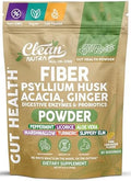 Suplemento de Fibra GutResto en Polvo de Psyllium con Probióticos, Enzimas Digestivas, Prebióticos y L-Glutamina, 30 Porciones - Clean Nutra - imagen 1