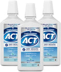 Enjuague Bucal Anticaries ACT para Boca Seca con Xilitol y Sin Alcohol, Sabor Menta Suave, 33.8 fl. oz. (Paquete de 3) - imagen 1