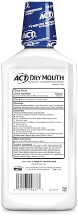 Enjuague Bucal Anticaries ACT para Boca Seca con Xilitol y Sin Alcohol, Sabor Menta Suave, 33.8 fl. oz. (Paquete de 3) - imagen 2