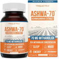 Ashwa-70®: Extracto de Ashwagandha - 35% Withanolides | Máxima Potencia, Mayor Concentración - Ánimo y Rendimiento - Absorción Mejorada con - imagen 1