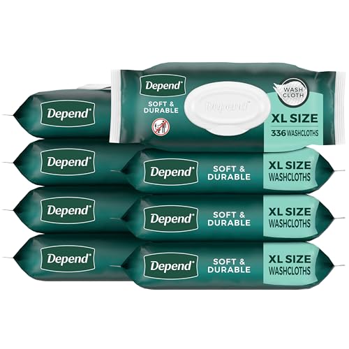 Toallitas Desechables Depend XL para Adultos, 8 Paquetes con Tapa, 42 Toallitas por Paquete (Total 336 Toallitas) - imagen 3