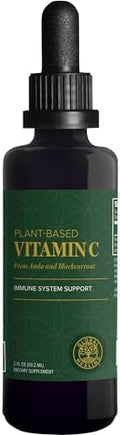 Gotas de Vitamina C Orgánica USDA Global Healing Center 180mg, Suplemento Antioxidante Líquido para el Sistema Inmunológico (2 Oz) - imagen 1