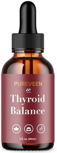 Gotas Pureveen para el Equilibrio de Tiroides, Suplemento Multivitamínico Natural de Máxima Potencia, 30 Porciones para Salud y Bienestar - imagen 1
