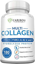 Píldoras de Colágeno Múltiple - 180 Cápsulas de Colágeno - Tipos I, II, III, V y X - Mezcla Única de Péptidos de Colágeno - Suplementos de Pescado - imagen 1