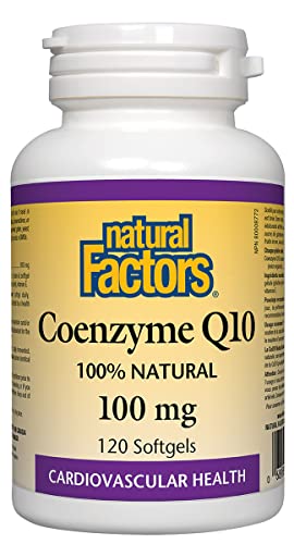 Suplemento Antioxidante Coenzima Q10 de Natural Factors - Apoyo a la Energía Celular y Función Cardíaca Saludable - 100 mg, 120 Softgels - imagen 3