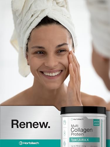 Horbäach Polvo de Proteína de Colágeno Multi 16 oz | Tipo I, II, III, V, X | Sin Sabor | Suplemento No GMO y Sin Gluten para Hombres y Mujeres - imagen 7