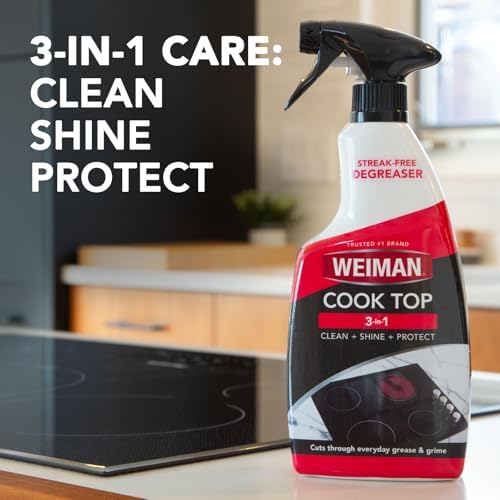 Limpiador de Estufas y Acero Inoxidable Weiman - 22 Onzas - Kit de Limpieza Diaria para Electrodomésticos de Cocina - imagen 2