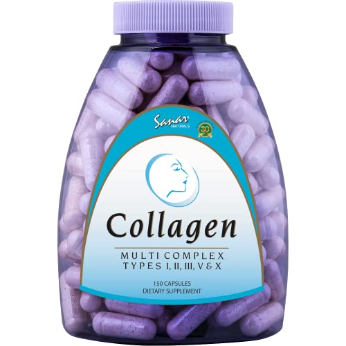 Píldoras de Colágeno Múltiple Sanar Naturals Tipo I, II, III, V, X | Apoyo para Cabello, Uñas, Piel, Huesos y Articulaciones | Suplemento de Péptidos - imagen 2
