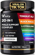 VitaUp Tongkat Ali 20 en 1 - Complejo Avanzado Hecho en EE. UU. con Tongkat Ali, Maca Negra, Zinc, Vitamina B12 y Astrágalo para Energía Normal - 90 - imagen 1