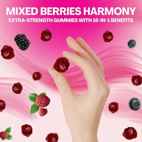 Gomitas de Myo-Inositol y D-Chiro Inositol con Berberina, Vitaminas D3+K2, B12, Folato, Zinc, Magnesio, Ashwagandha, Vitex, Bioperina, DIM - - imagen 7
