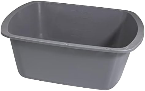 Lavabos Vakly – Cubeta Rectangular de Plástico para Hospital (Paquete de 5) Pequeña de 7 Qt - Lavabo Portátil para Lavado, Limpieza, Baño de Pies, - imagen 8