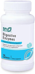 Klaire Labs SFI Health Enzimas Digestivas - Suplementos para la Salud Intestinal con Lipasa, Amilasa y Proteasa - 180 Cápsulas para Mejorar la - imagen 1