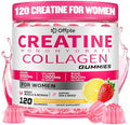 Creatina para Mujeres, 5000mg de Gomas de Creatina Monohidratada con Colágeno + BCAA para Recuperación Muscular, Suplemento Pre-Entrenamiento Sin - imagen 1