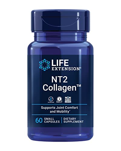 Suplemento de Colágeno NT2 de Life Extension™, para la Salud Articular y Movilidad, Libre de Gluten y No Transgénico, 60 Cápsulas Pequeñas, 1 al Día - imagen 2