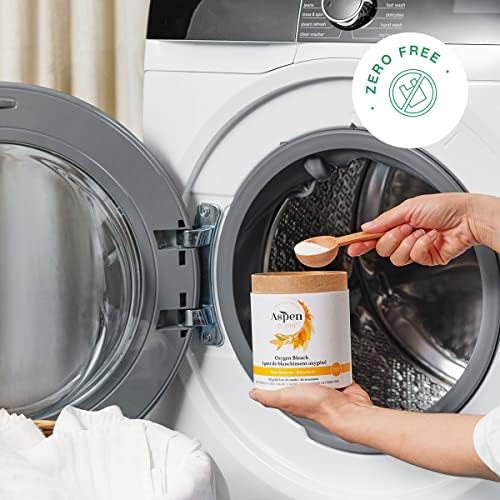 AspenClean | Polvo de Blanqueador de Oxígeno Sin Fragancia | Removedor de Manchas Seguro para Colores | Alternativa al Blanqueador | EWG Verificado™, - imagen 4