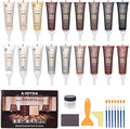 Kit de Reparación de Muebles de Madera - 18 Colores de Masilla para Madera, Relleno para Pisos de Vinil y Laminado, Kit para Toques en Gabinetes - - imagen 1