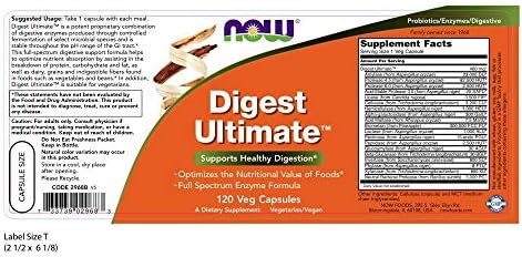 NOW Foods Digest Ultimate, 120 Cápsulas Vegetales - imagen 2