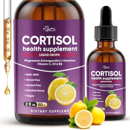 Suplementos de Cortisol Hoozzch para Mujeres y Hombres - Magnesio Glicinato, Ashwagandha, L-Teanina, Fosfatidilserina - Apoya la Calma, Enfoque, - imagen 1