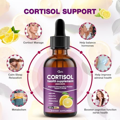 Suplementos de Cortisol Hoozzch para Mujeres y Hombres - Magnesio Glicinato, Ashwagandha, L-Teanina, Fosfatidilserina - Apoya la Calma, Enfoque, - imagen 2
