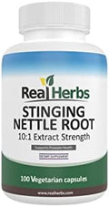 Extracto de Raíz de Ortiga Real Herbs 750mg (Extracto 10:1) por Cápsula, No GMO, Libre de Gluten, Cápsulas Vegetarianas, 100 Contenidos - imagen 1