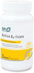 Klaire Labs SFI Health Active B12 - Suplemento de Folato - Pastillas Disolventes con Metilfolato y Vitamina B12 Metilcobalamina - Alta Absorción - - imagen 1