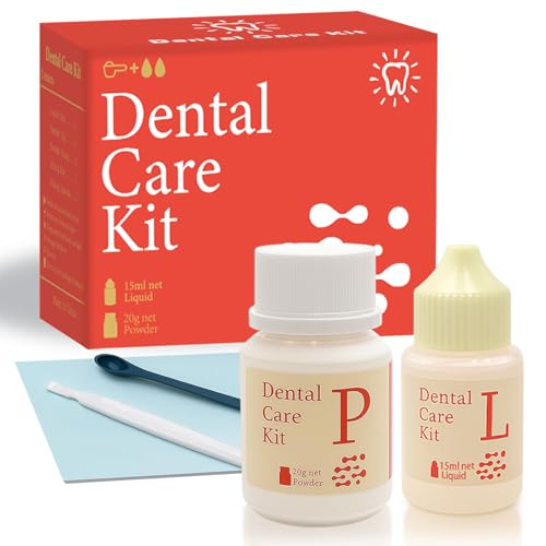 Kit de Reparación Dental con Cemento de Óxido de Zinc y Eugenol, Rellenos Temporales para Dientes Astillados, Coronas Sueltas y Cavidades - imagen 1