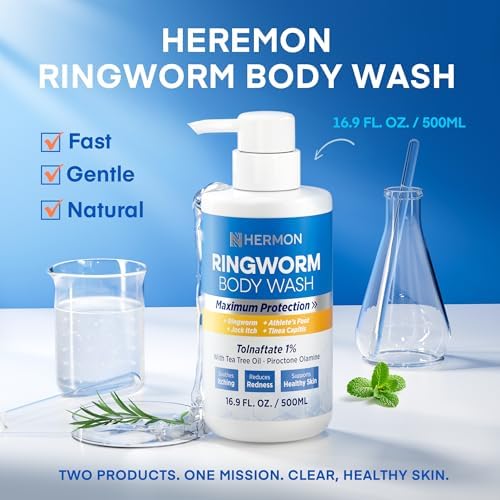 Jabón Corporal Antifúngico para Tiña - Lavado Antibacteriano con 1% de Tolnaftato y Aceite de Árbol de Té para Hombres y Mujeres 500ml - imagen 4