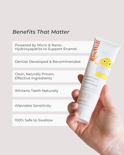 Pasta Dental Mineral RiseWell PRO para Niños - Con Micro y Nano Hidroxiapatita - Sabor a Pastel, Natural y Seguro para Tragar, Desarrollado por - imagen 3