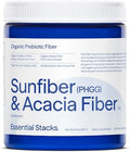 Fibra Prebiótica Sunfiber Orgánica Essential Stacks (Goma Guar Parcialmente Hidrolizada/PHGG) con Polvo de Fibra de Acacia - Sin Gluten, No - imagen 1
