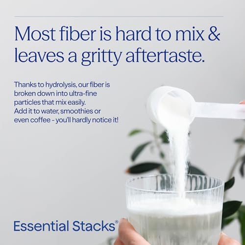 Fibra Prebiótica Sunfiber Orgánica Essential Stacks (Goma Guar Parcialmente Hidrolizada/PHGG) con Polvo de Fibra de Acacia - Sin Gluten, No - imagen 8