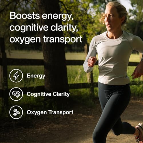 Momentous Iron+ con Vitamina C y Complejo de Vitamina B - Cápsulas de Hierro Ferrochel para Salud Fundamental - Certificado NSF para Deporte - Sin - imagen 2