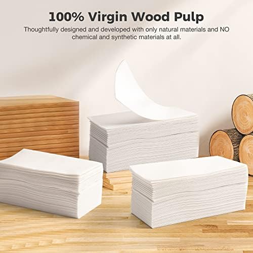 Toallas desechables de lino para invitados, 200 piezas, 12 x 17, suaves y absorbentes, ideales para baño, cocina, bodas o cenas. - imagen 4