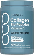 Píldoras de Péptidos de Colágeno NeoCell | 400 Tabletas | Alimentación de Pasto | Con Vitamina C | Fórmula de Absorción Superior | Para Mujeres y - imagen 1