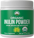 Polvo de Inulina Orgánica Peak Performance - Fibra Prebiótica Natural para la Salud Digestiva, Vegano y Orgánico, Suplemento de Alcachofa de Jerusalén - imagen 1