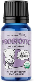 Gotas Probioticas Orgánicas Legendairy Milk para Bebés - Alivio de Cólico y Gas para Recién Nacidos y Niños Pequeños - Soporte Digestivo y Alivio de - imagen 1