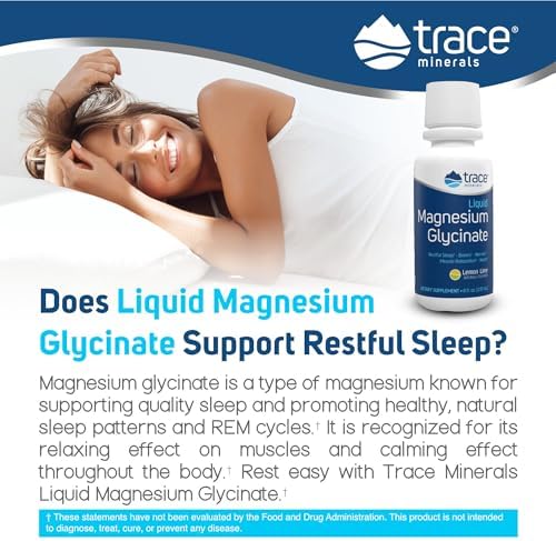 Magnesio Glicinato Líquido Trace Minerals - Salud Ósea, Nerviosa y Digestiva - Mejora Sueño, Claridad y Concentración - Suave - Sabor Limón Lima - 8 - imagen 3